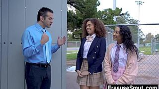 ebony students fucked hard by horny professor 👩🏾‍🎓🍆🔥