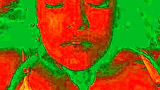 Exotic brunette's horny face during wet pussy licking 🔥