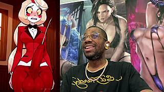 Beautiful Petite Trans Gamer Cums Hands-Free Hazbin Hotel Futa Explosion!