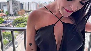 hubby can't handle my cousin's wife but i pound her big tits hard