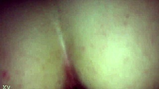 young blonde's shaved pussy fills with hot creampie in steamy pov