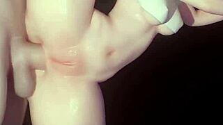 Sexy Goth Widowmaker Dances Bald PUSSY D.Va FUCKS Big Tits Slut