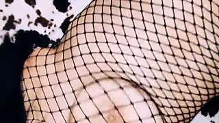 milf in lingerie begs for anal climax with eyes locked on huge cock!