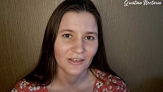 your russian gf whispers dirty asmr sucking your huge cock closeup