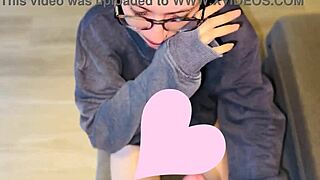 quiet nerdy brunette deepthroats balls licks gags sloppy in dorm 😛💦