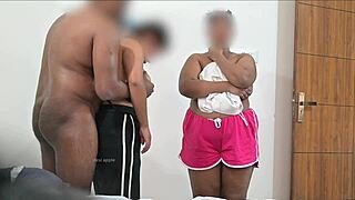 hey girls, join me for this wild threesome blowjob fun