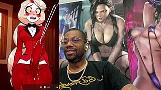 Beautiful Petite Trans Gamer Cums Hands-Free Hazbin Hotel Futa Explosion!