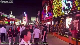pattaya halloween street dances in sexy thai gogo bar costumes 🔥🎃