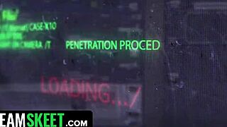 Snobby Cheerleader Fucked Hard By Guard After Shoplifting Lip Gloss Sloppy Blowjob