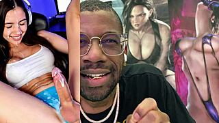 Beautiful Petite Trans Gamer Cums Hands-Free Hazbin Hotel Futa Explosion!