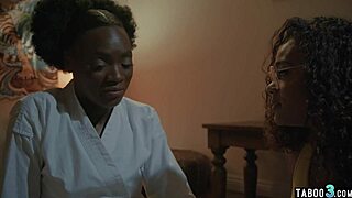 ana foxxx and scarlit scandal devour ebony pussies hungrily