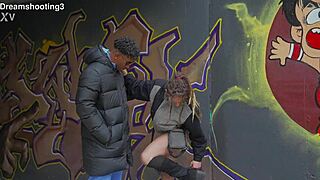 german slut caught banging bbc barcelona streets!