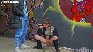 german slut caught banging bbc barcelona streets!