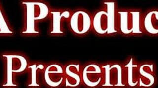 curvy blonde deliah grace teases rips clothes for risky seduction