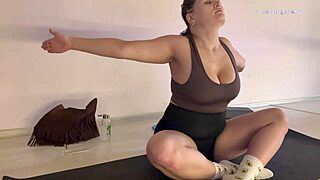 i stretch deep during my early morning outdoor splits workout