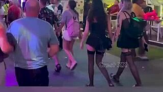 pattaya halloween street dances in sexy thai gogo bar costumes 🔥🎃
