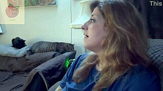 movie night turns steamy with busty milf seduction