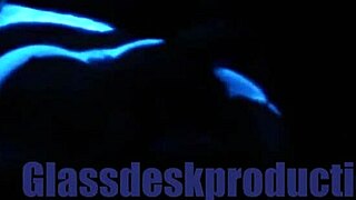 scarlett johnson cries in rough blacklight creampie fetish