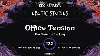 office erotic audio tension builds to female orgasm pov