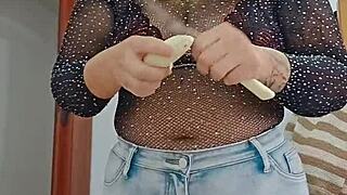 Shorts Stuffed Deep In Ass Live