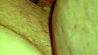 curvy bbw amateur masturbates with dildo solo