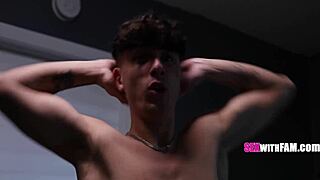 step aunt corners ethan in kitchen seduction with lola pearl