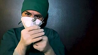 Latex-Clad Femdom Teases with Shiny Gloves Fetish Play