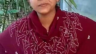 bangladeshi village babe teases with sexy ranch moves
