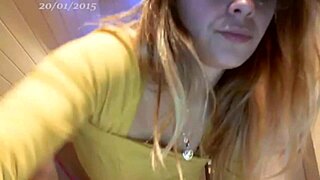 Blonde big ass glasses girl sexydea hides naughty secrets