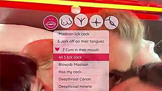 Interactive Harem Deepthroat Blowjob Foursome With Enmarchenoire Madison Mcqueen