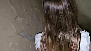 Blonde Bombshell Demands Cum Fill-Up in Extreme Abandoned Site Fuck Fest