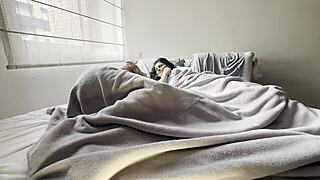 night pillow games with my best friend fingering wet pussies to squirt