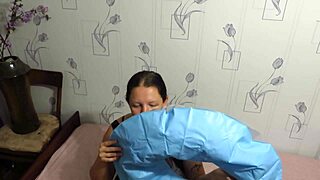 milf looner blows up beach ball in pantyhose fetish 😍🔥