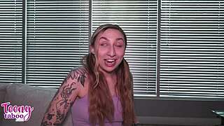 nina nova bends over with pierced tits and ass for creampie project grade