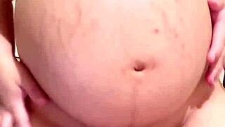 pregnant arab wife teases tight pussy on webcam begging fuck