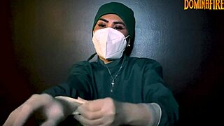 Latex-Clad Femdom Teases with Shiny Gloves Fetish Play