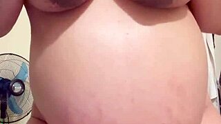 pregnant arab wife teases tight pussy on webcam begging fuck