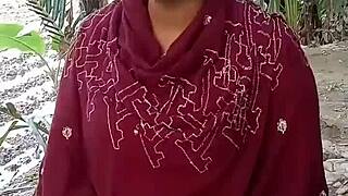 bangladeshi village babe teases with sexy ranch moves