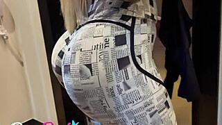 personal trainer pounds my ass hard in gym bathroom fuck session