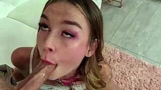 della cate loves bryan gozzling's rough deepthroat slams