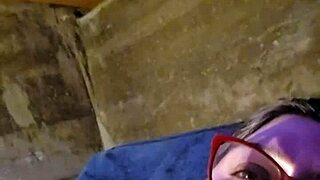 curvy bbw amateur masturbates with dildo solo