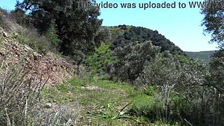 real voyeur freaks out as i piss from hairy milf pussy on beach 😱🌊