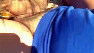 cheating blonde whore deepthroats cock for public daytime facial