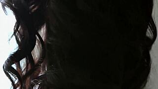 busty ebony milf mama rips clothes flaunting juicy tits booty