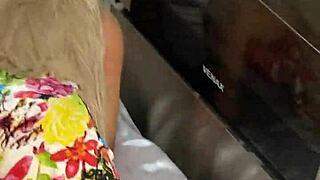 😏 caught me fucking my sex doll's tight ass in kitchen with wife's toy! 🔥