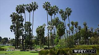 Wifey Tatiana Steele's Big Tits Bounce on BBC as Hubby Watches