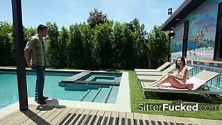 babysitter slut caught cheating, seduces husband with teen temptations?