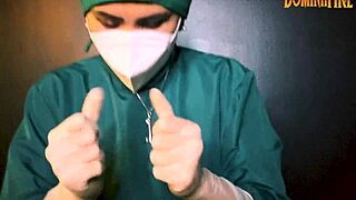 Latex-Clad Femdom Teases with Shiny Gloves Fetish Play