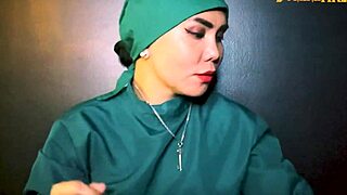 Latex-Clad Femdom Teases with Shiny Gloves Fetish Play