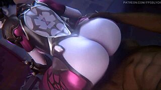 Widowmaker's big tits cock compilation! 🔥🍆💦